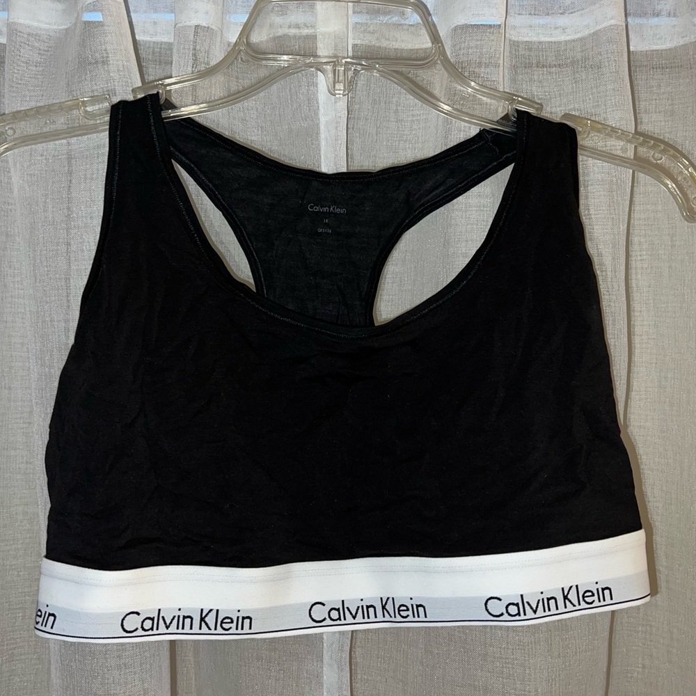 NWT | Black Calvin Klein Sports Bra